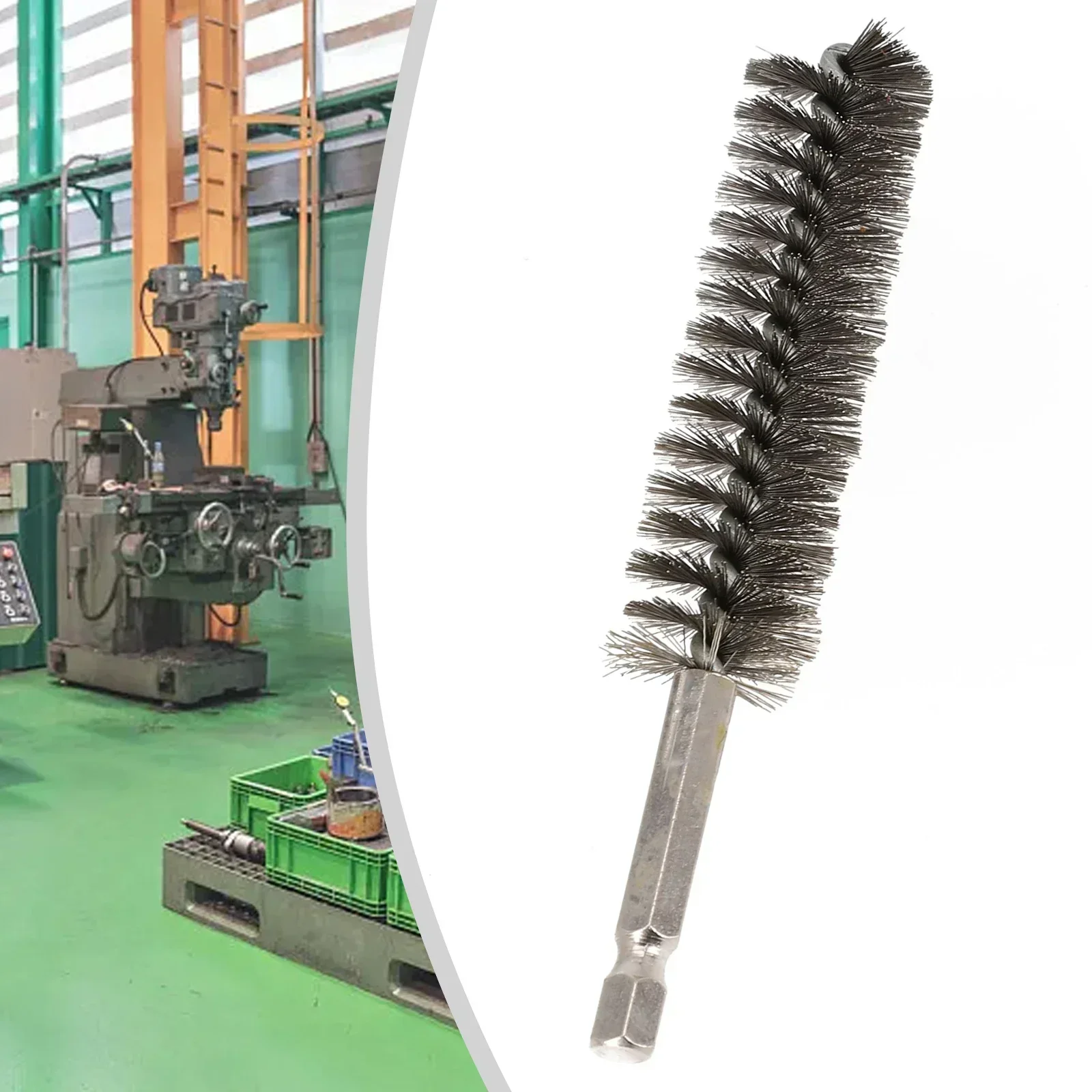 1Pc Drill Brush Polishing Brush Bit 9-25mm Cleaning Brush For Wire Tube Machinery Rust Cleaning Washing Rotary Tool Grinder