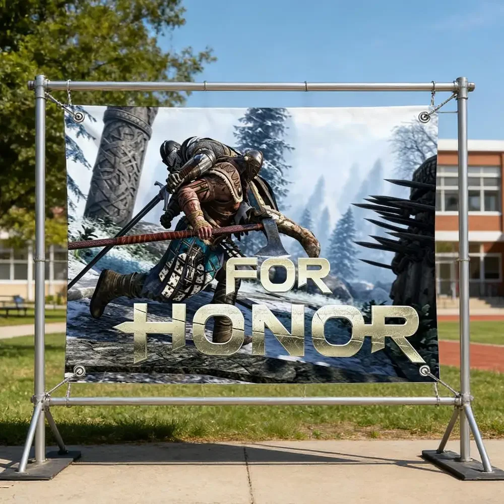 Game Action Combat For Honor Medieval Flags Specialized for indoor and outdoor home decorations outdoor camping, and bar parties