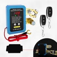 12V 240A Remote Battery Disconnect Switch with Led Voltage Display Automatic Power Shut Off Switch with Anti-leakage Protection