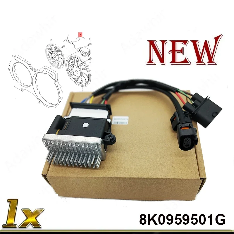 Radiator Fan Controller Module 8K0959501G 8K0910501D FOR Audi Q3 Q5 A4 A5 A6