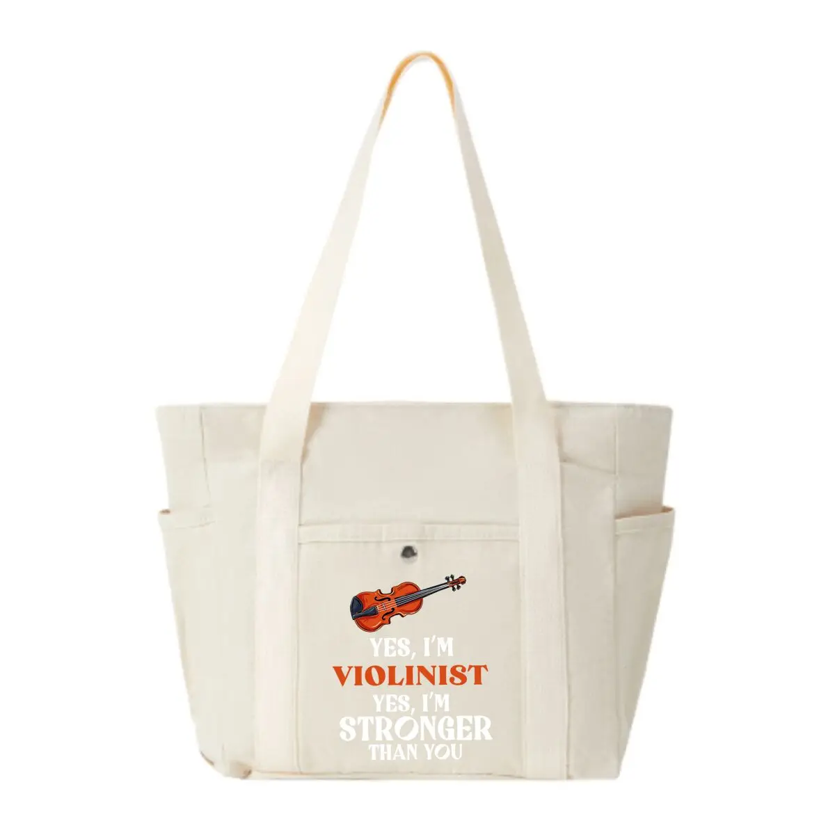 

Violin Art Music Pride Lightweight Canvas Shoulder Bag Student Storage Bag