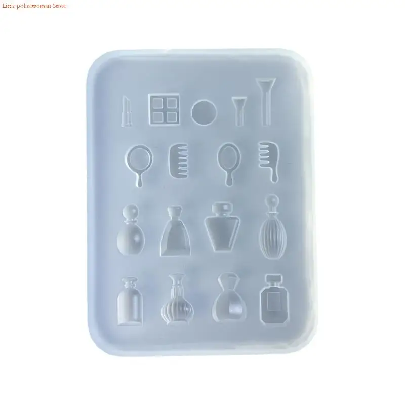 

F92D Practical Epoxy Resin Mold Dressing Table Accessories Mould Easy to Clean Silicone Molds Jewelry Crafting Supplies