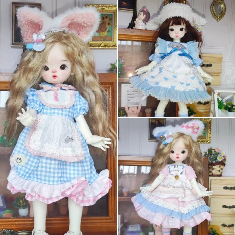 

Милая кукольная одежда 30 см для 1/6 BJD, наряд для куклы, платье принцессы, костюм моряка для девочек, игрушки «сделай сам», аксессуары для кукол