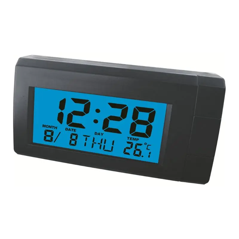 Calendario del misuratore di temperatura Auto termometro per Auto orologio digitale Automobile LED Gauge resistente alle alte Temperature