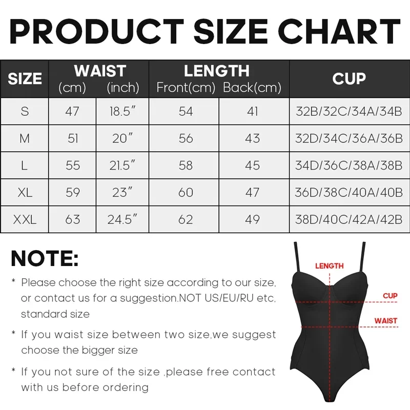 Women\'s White Bodysuit Slim Body Shaper Waist Trainer Backless Shapewear Bra Thongs