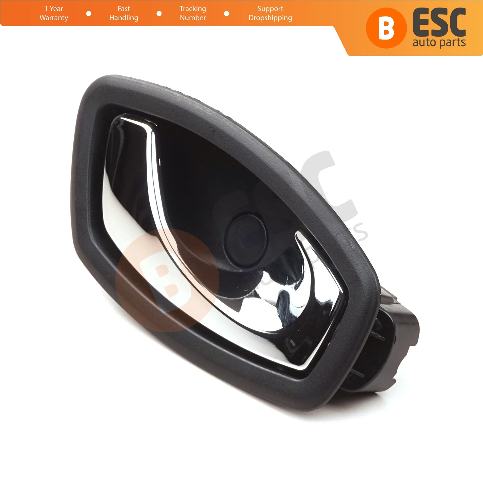 EDP1179 Interior Inner Right Door Handle 806733790R Chrome Color Plastic for Renault Fluence Megane Scenic MK3 Clio MK4 Captur 