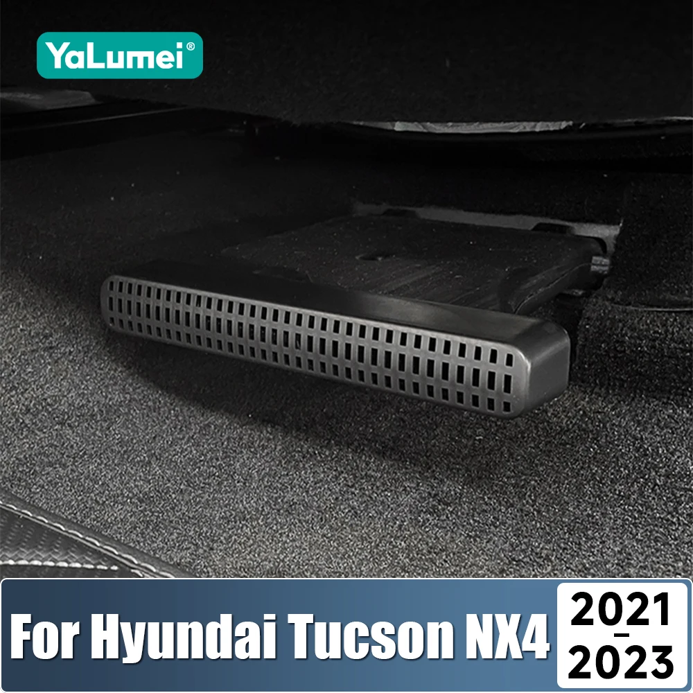 Für Hyundai Tucson NX4 2021 2022 2023 Hybrid N Line ABS Auto-Luftauslassabdeckung Rücksitz Unter Klimaanlage Lüftungsnetz-Verkleidungen