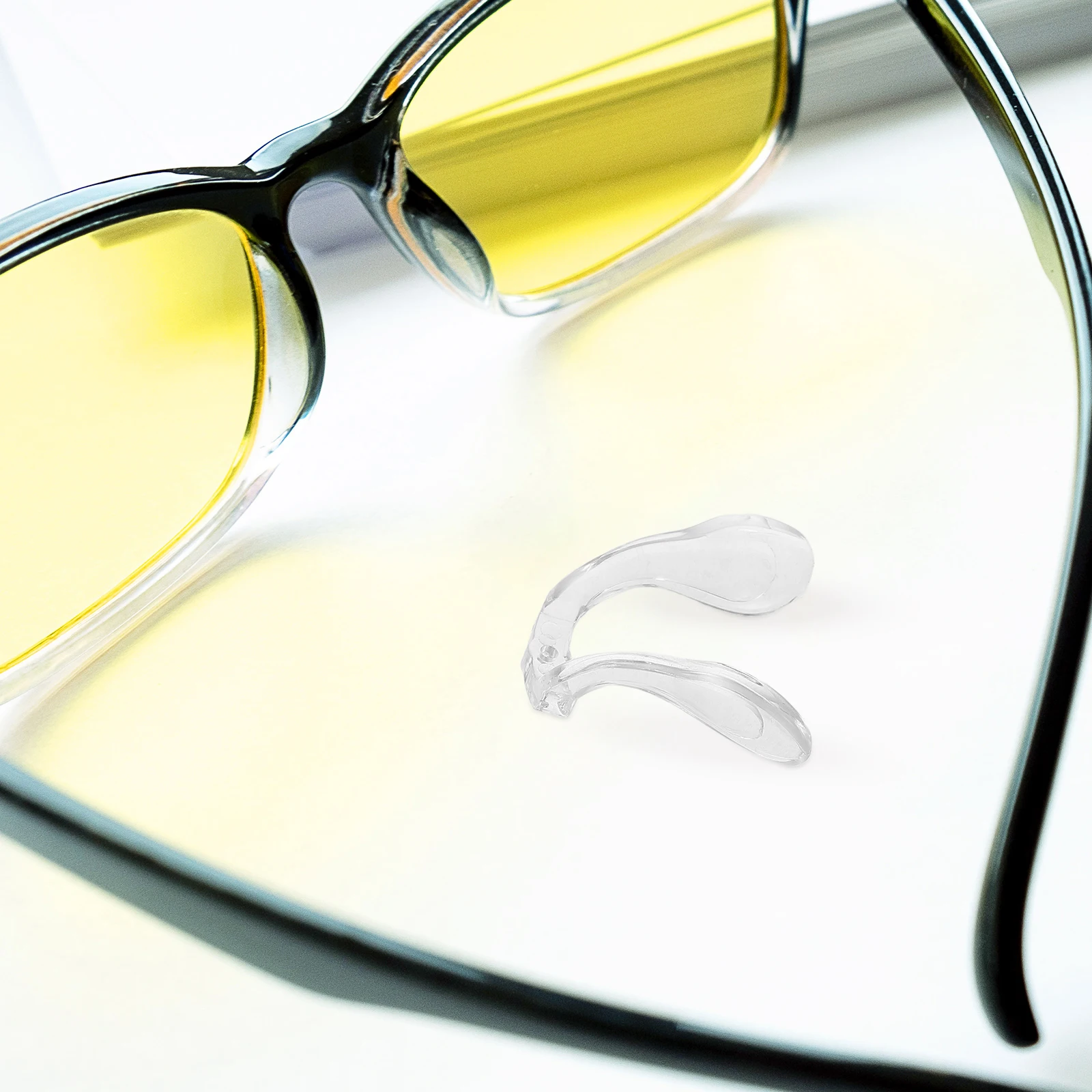 

5 Pcs Silicone Nose Pads Anti Slip Eye Glass Anti-slip for Glasses Saddle Eyeglass Parts Transparent Child