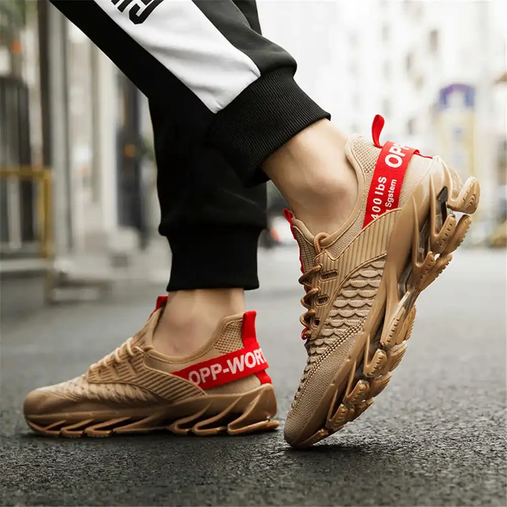 키높이 다크 브라운 사이즈 48, 남성용 스케이트보드 스니커즈, 녹색 소년 스포츠 트렌드, 홀리데이 스타일리시 트니스 아이템