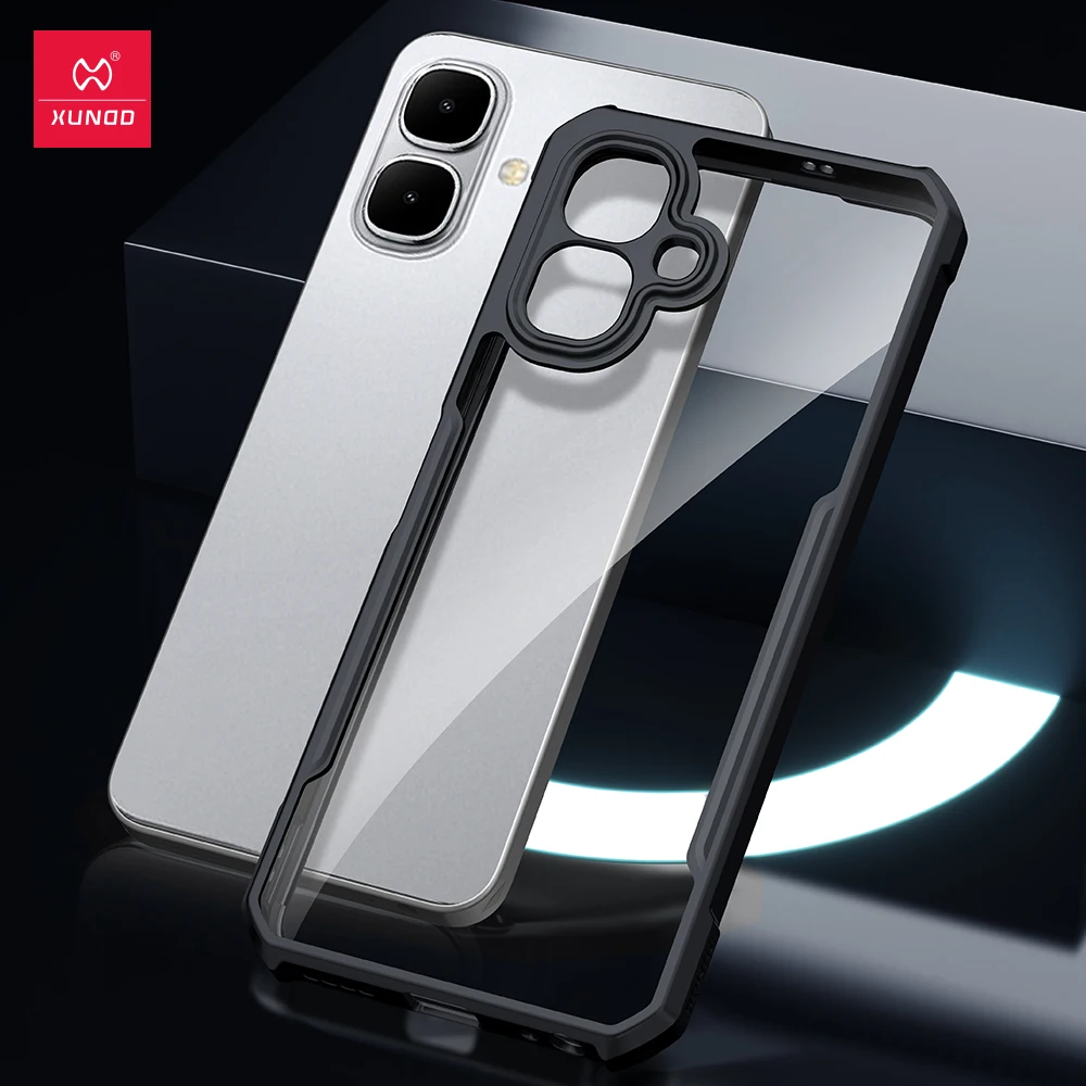

Xundd For Infinix Smart 10 4G Case Airbag Shockproof Shell TPU+Acrylic Yellowing-Resistant Back Transparent Cover Camera Protect