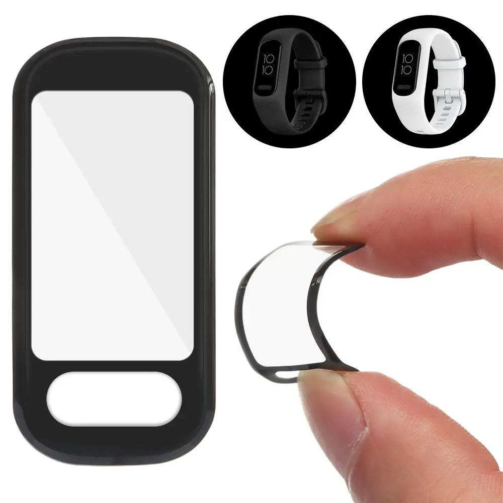 Scratch Proof Full Coverage Clear Screen Protector Soft Guard 3D Protective Film Curved Edge Cover For Gamin Vivosmart 5