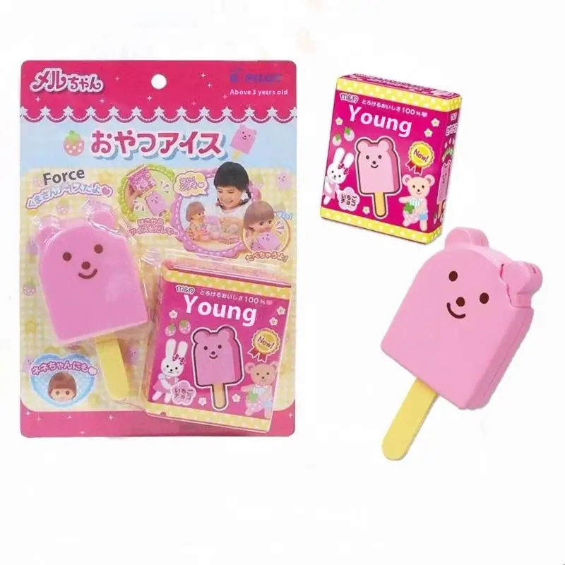 Diversão criativa brinquedos de alimentação de sorvete conjunto para alimentação de alimentos educação precoce pudim de morango brinquedo jogando casas brinquedos para crianças