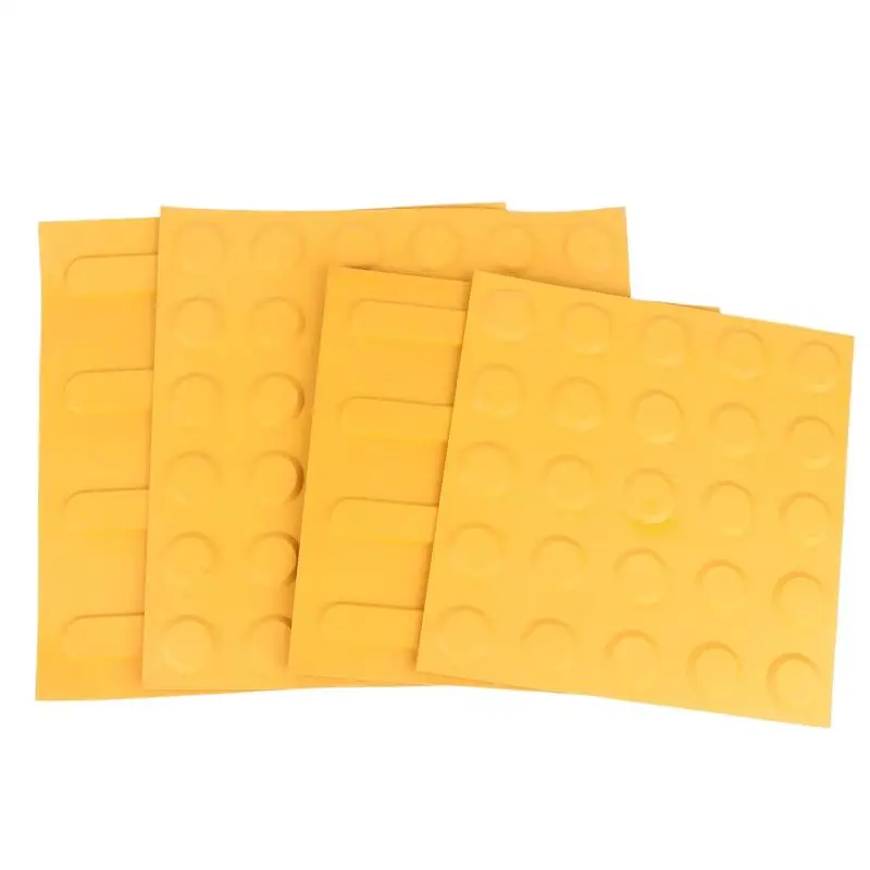 New PVC Tactile Paving Tiles Anti Slip Surface Long Lasting Performance For Sidewalks Public Spaces Blind Paths