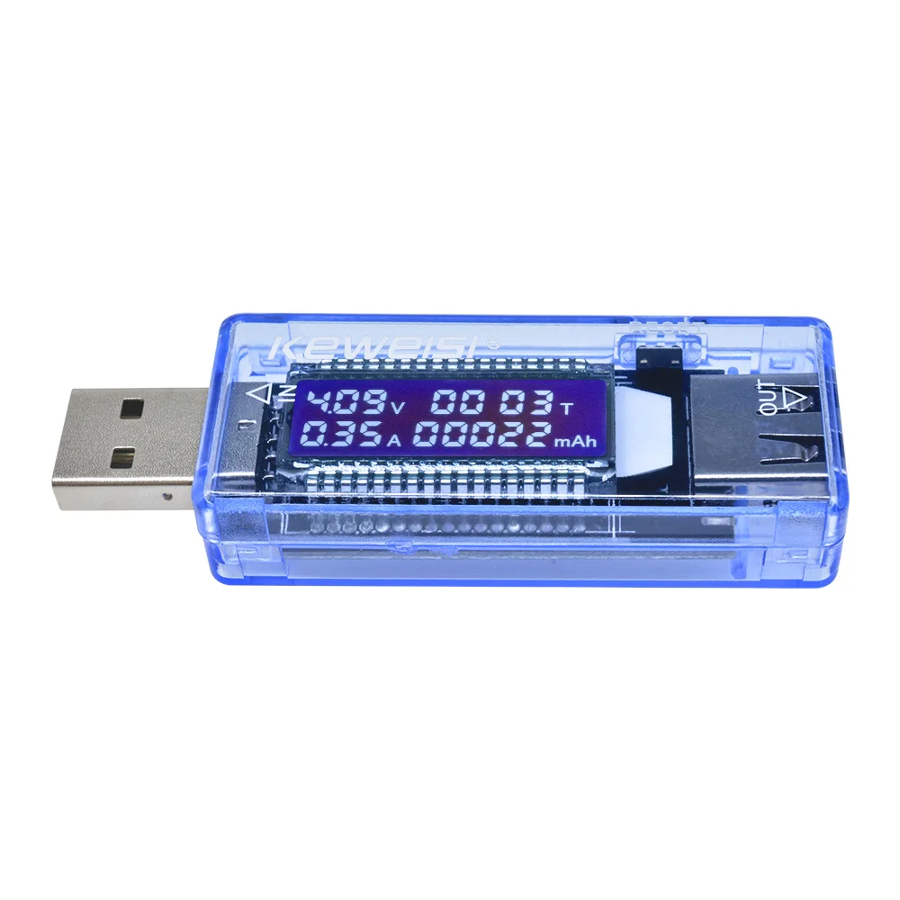 USB Tester Power Meter Type C USB Voltage Meter and Current Tester IPS LCD Display Power Tester Multimeter