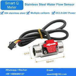DN20 DN30 G1 G1/2 G1/4 G3/4 1 cal gwint zewnętrzny 304 przepływomierz turbinowy ze stali nierdzewnej impulsowy czujnik przepływu wody NPN
