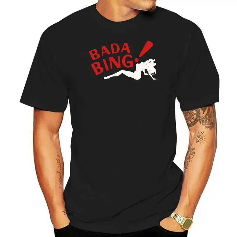 The Sopranos Bada Bing Adult Black Short Sleeve T-Shirt