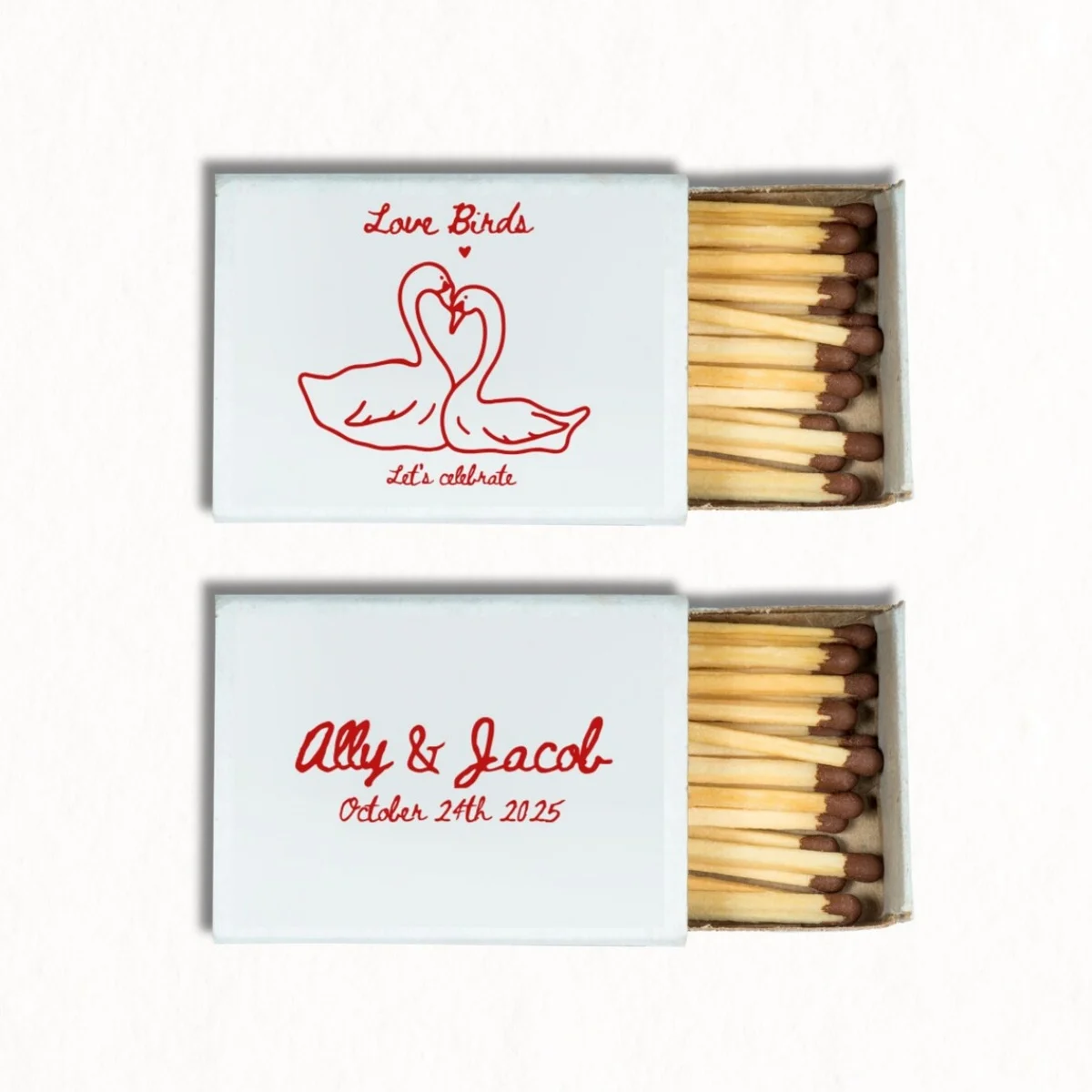 

Love Birds Doodle Matchbox Template Design Wedding Matches Matchbox Favor Personalized Custom Matchbox Personalized Matches Love