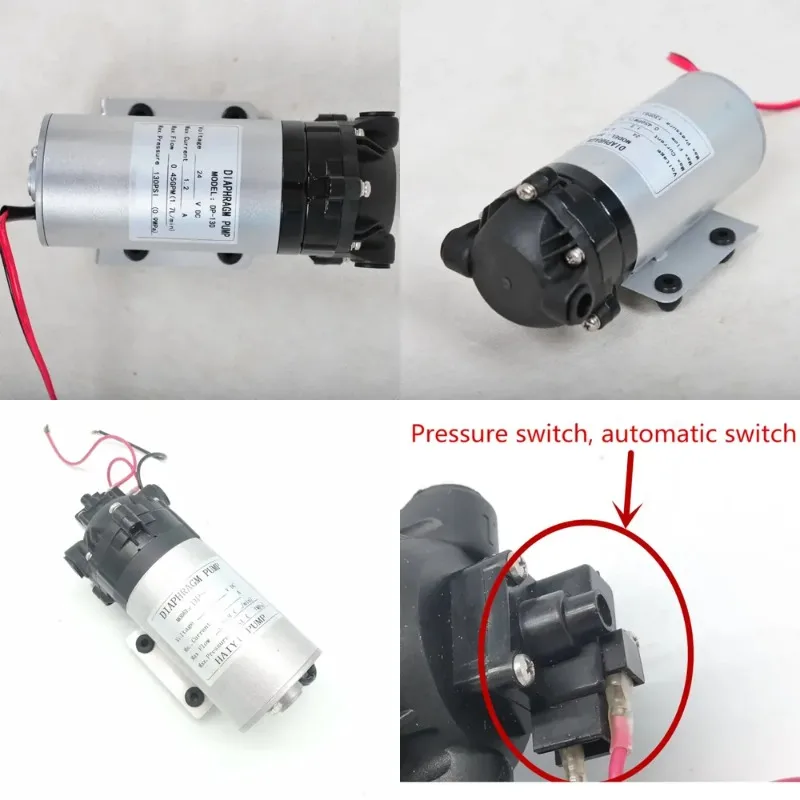 

Diaphragm Self-priming Pump DP130 AC220V DC 24 V 12V Caravan Boat RV Camper
