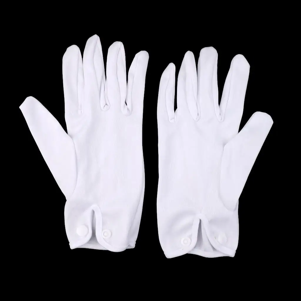 1 Pair Soft Protective Gloves Pool Cue Referee Gloves - Size