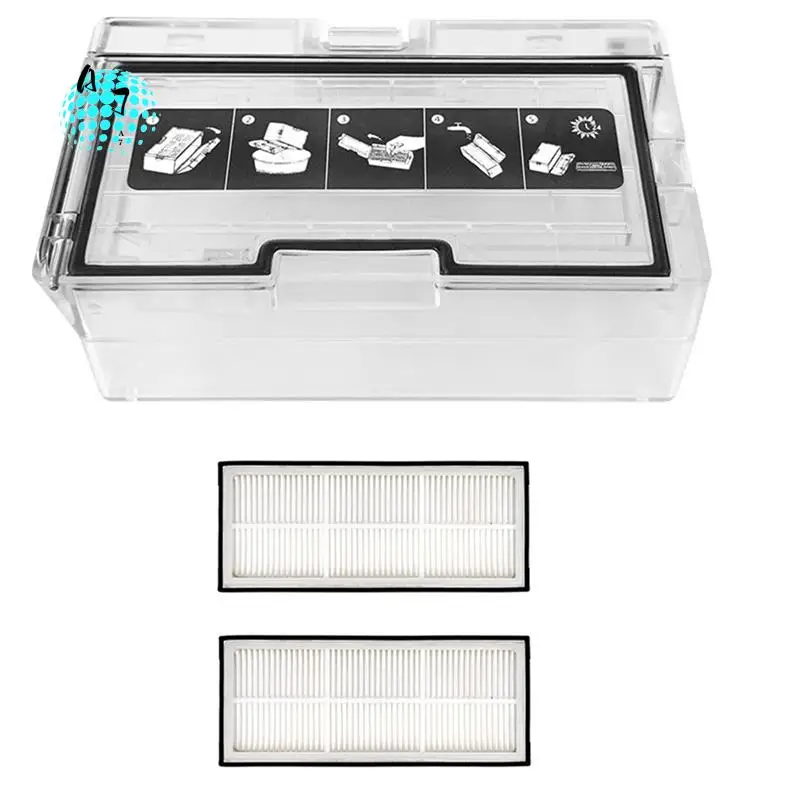

A07F-Robot Vacuum Cleaner Dust Bin Vacuum Cleaner Accessories Plastic Dust Box For Xiaomi Roborock S7 T7S T7S PLUS S70 S75
