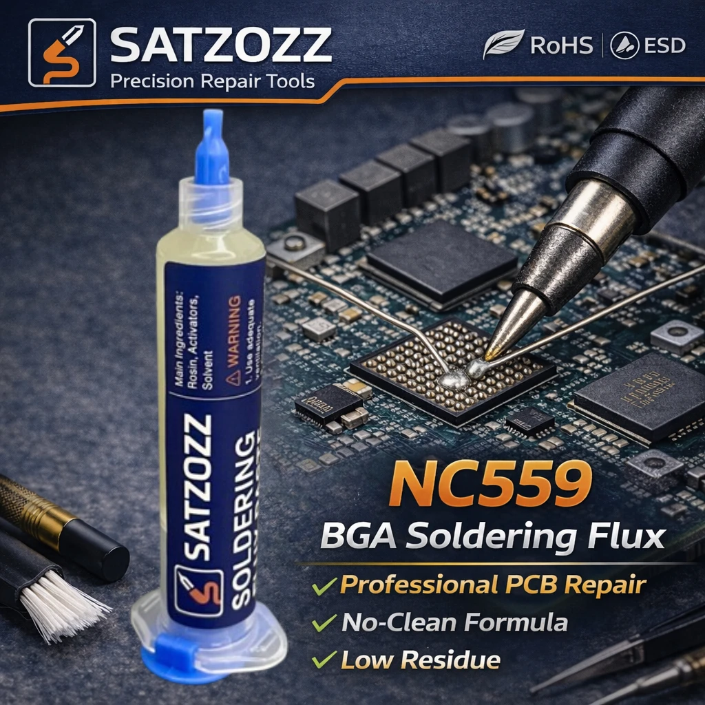 NC559 ASM Lötflusspaste BGA PCB Reparatur No-Clean Flussmittel für Handy-Motherboard Rework Schweißwerkzeug – Detail 1