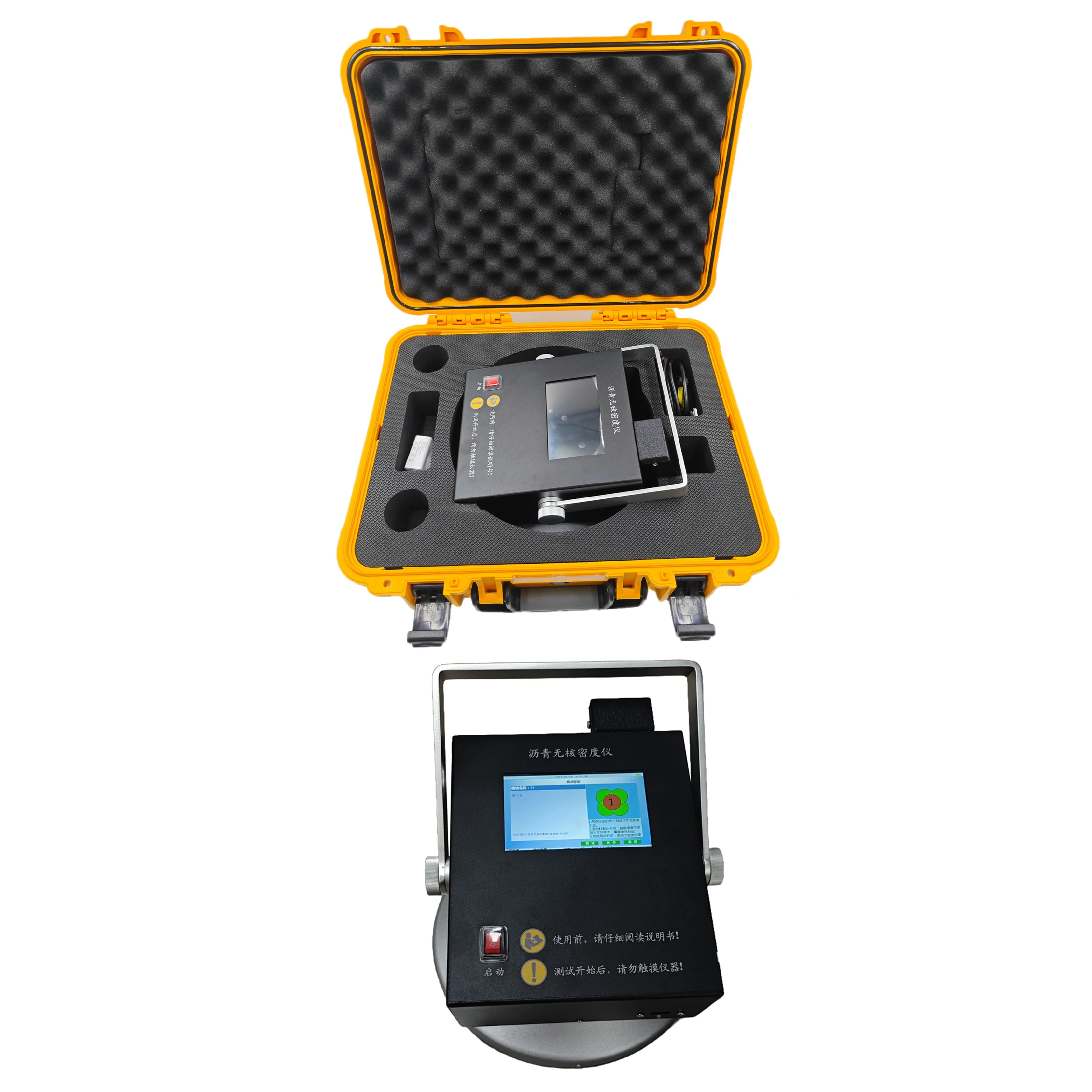 Ground asphalt density testing equipment/pavement quality index nuclear density meter