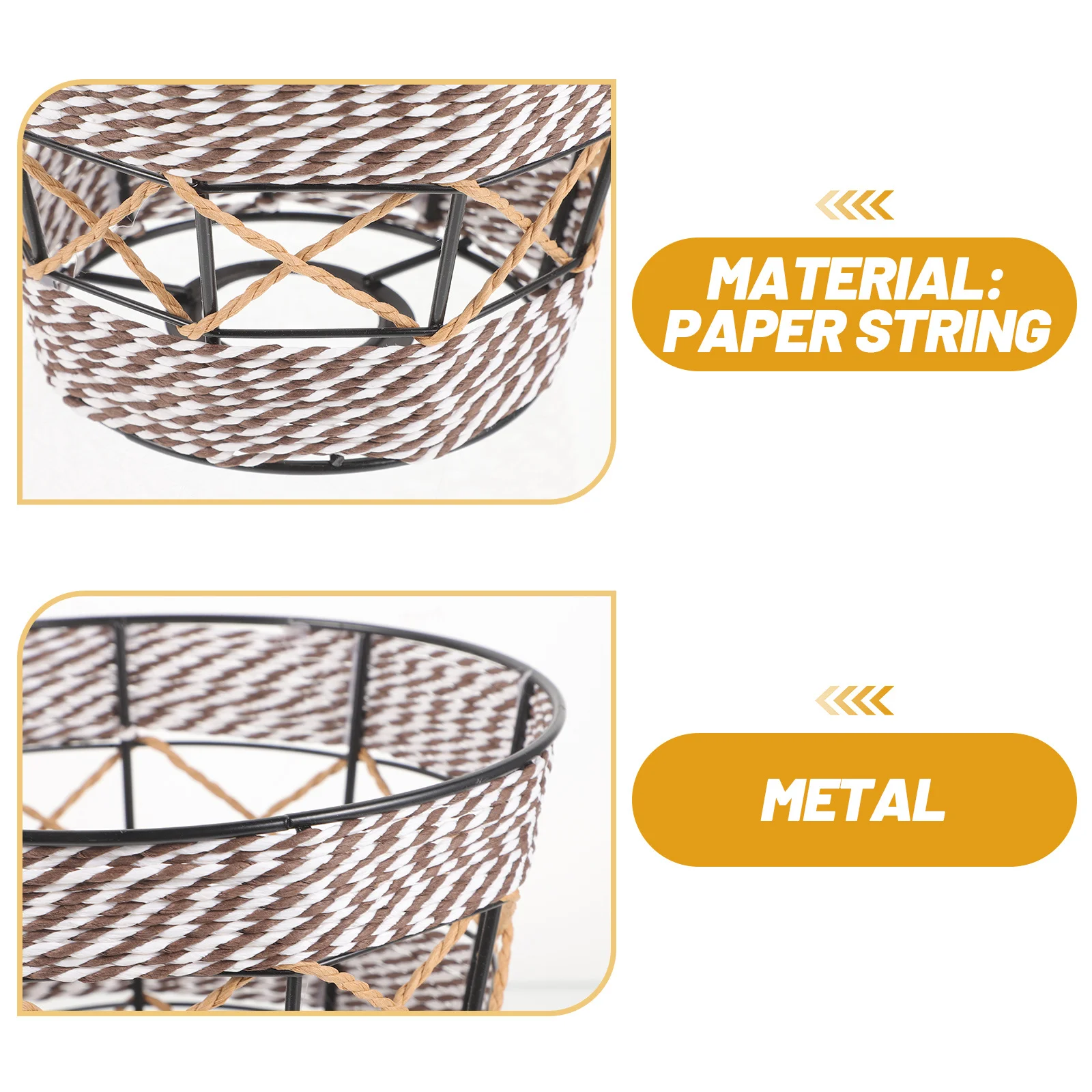 

Woven Paper String Lamp Shade Hanging Pendant Lamp Cover Rustic Ceiling Light Fixture Handmade Warm Light Decor for Home