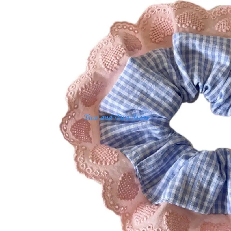 

HX6F Stylish Hair Scrunchies for Women Elastic Hair Scrunchy Add Charm to Your Hairstyles Display Your