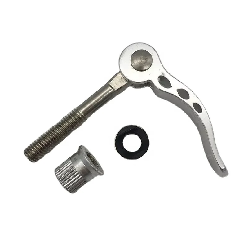

Numerical control machining M8 x 65mm bicycle seat lever clamp quick release cam lever