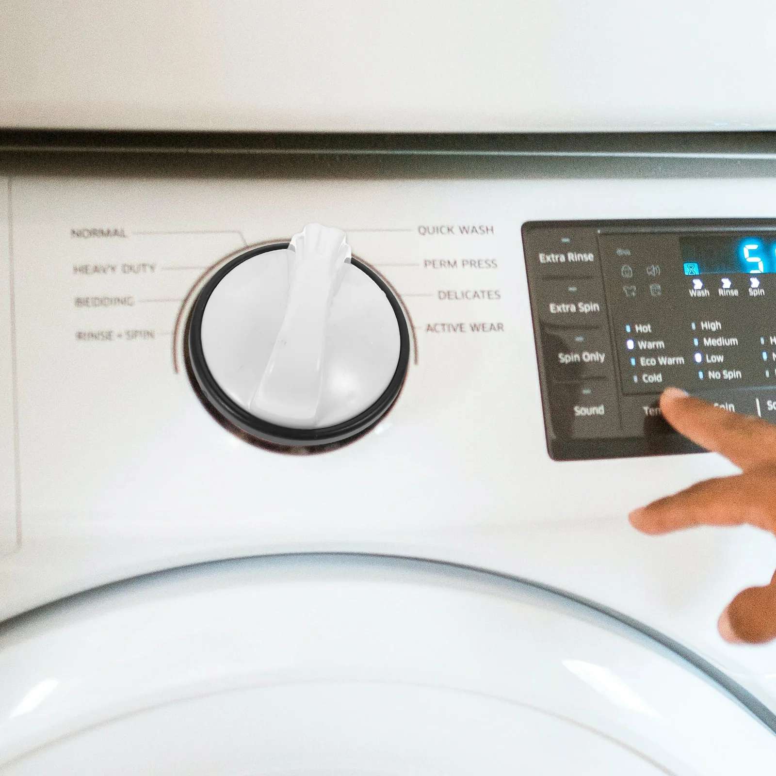 4 szt. Uniwersalne pokrętła sterujące do pralki, zamiennik plastikowego pokrętła timera, części zamienne do pralki, siłownik zmiany biegów pralki