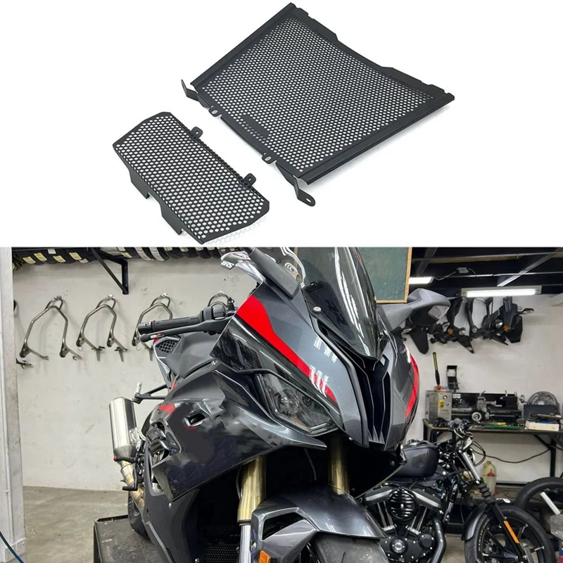 Motorcycle Radiator Grille Guard For BMW S1000R 2013-2020 S1000XR 2015-2019 S1000RR 2010-2018 HP4 Oil Cooler Guard Replacement