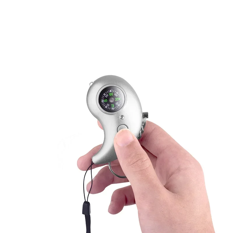130db مكافحة الذئب الشخصية النساء في الهواء الطلق مجال السفر USB قابلة للشحن SOS إنذار الأمن في حالات الطوارئ جديد إنذار الدفاع عن النفس البوصلة