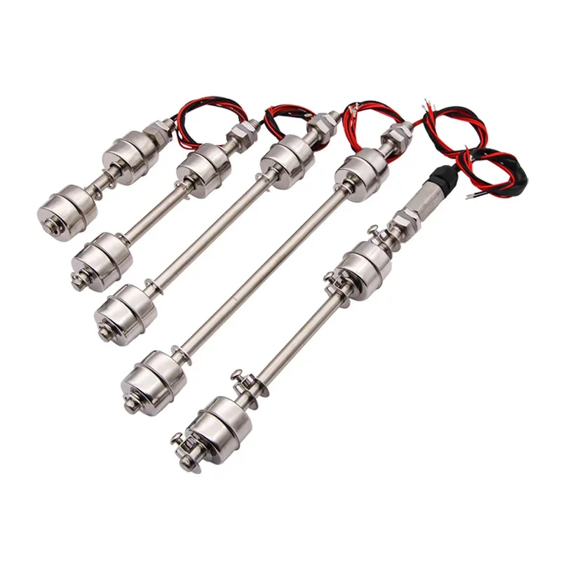 Length 100MM Double Floating Ball Stainless Steel Level Automatic Control Switch Sensor