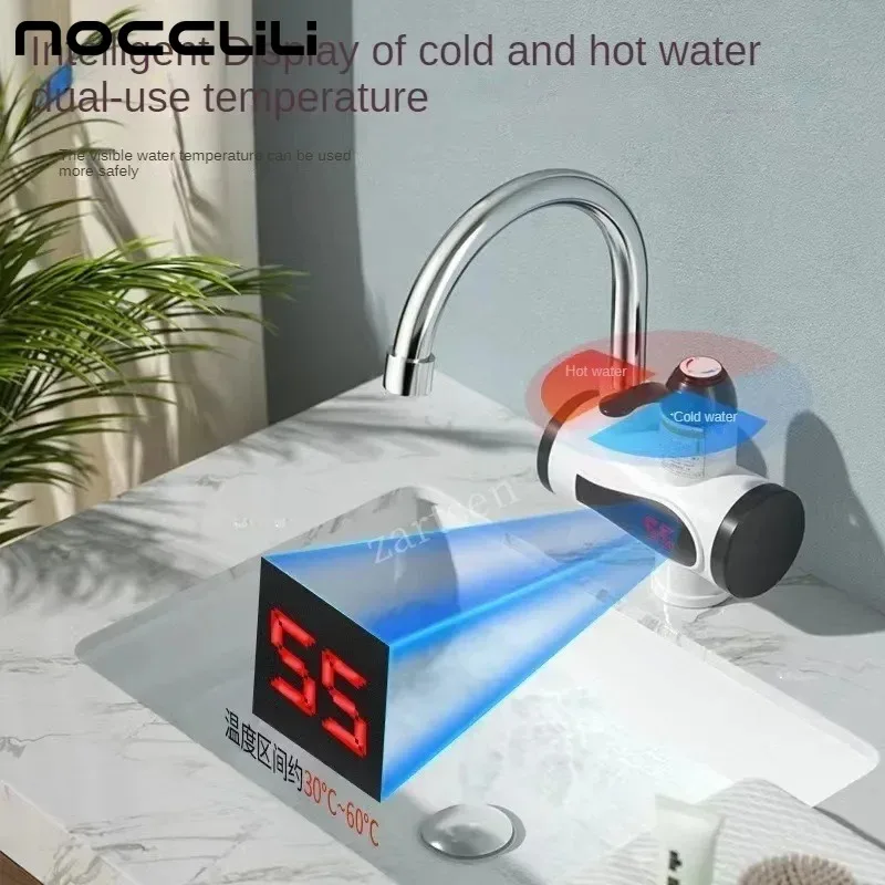 3000W Electric Tankless Instant Hot Water Faucet Heater for Kitchen Sink Tap