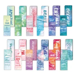 12 Pcs Inspirational Bookmarks for Women Men, 12 Styles Encouraging Bookmarks for  Students, Positive Bookmarks .