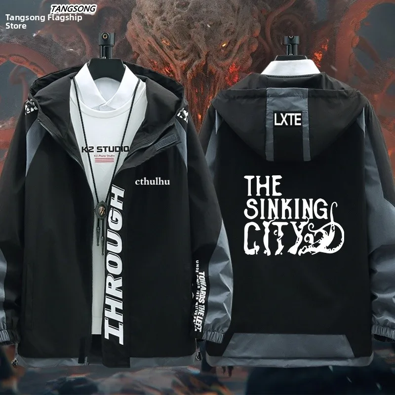 

Куртка унисекс с тематикой Ктхулу и Некрономикона, осенне-зимняя, ветрозащитная, из полиэфирного волокна, длинная, с длинными рукавами.