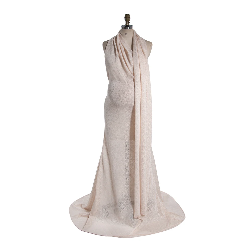 Stretchy Kniting Mermaid Maternity Dresses for Photoshoot Baby Belly Shooting Dress for Pregnant Women for Photo Shoot YW251028
