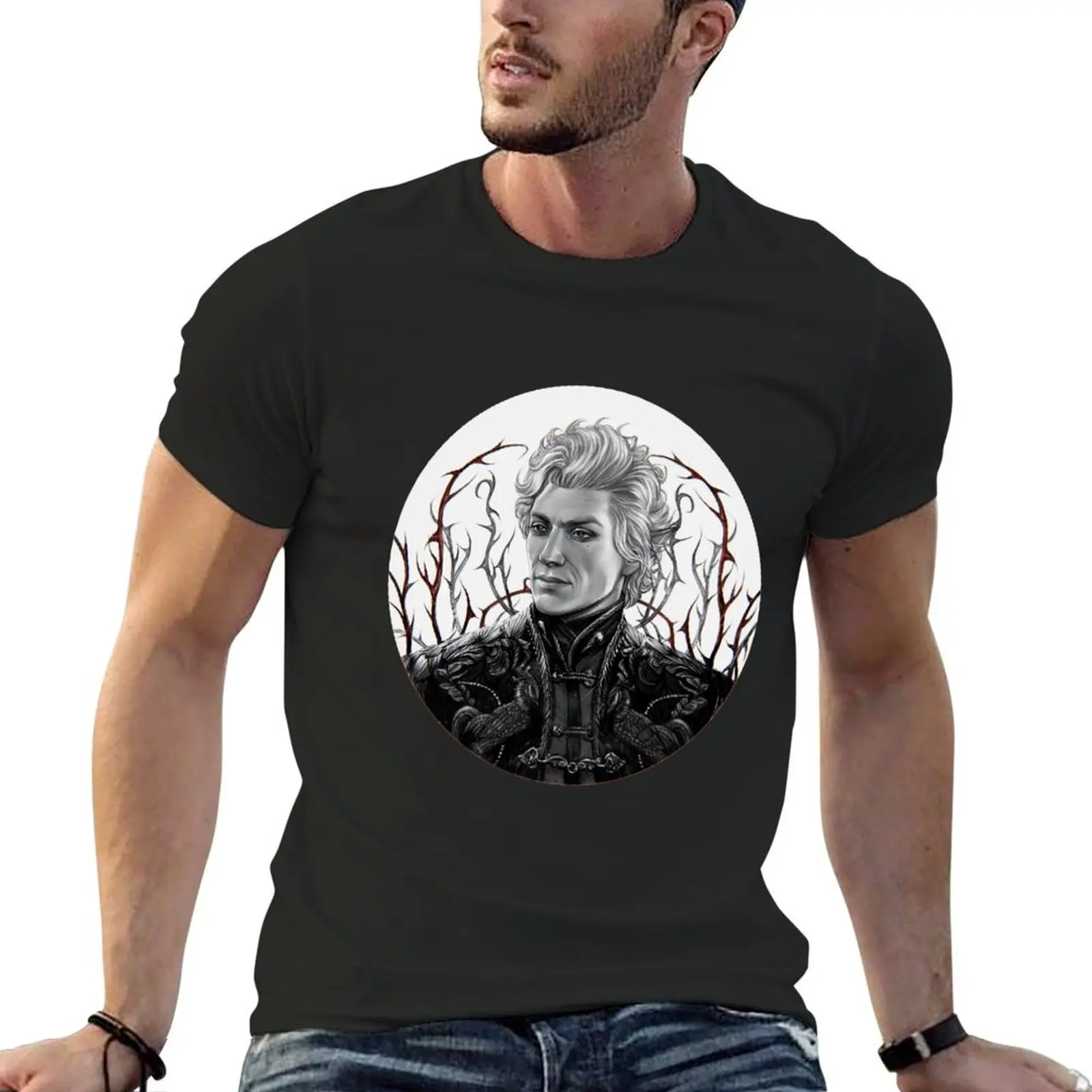 The Pale Elf T-Shirt tops graphic tee shirt oversized t shirt Men's clothing