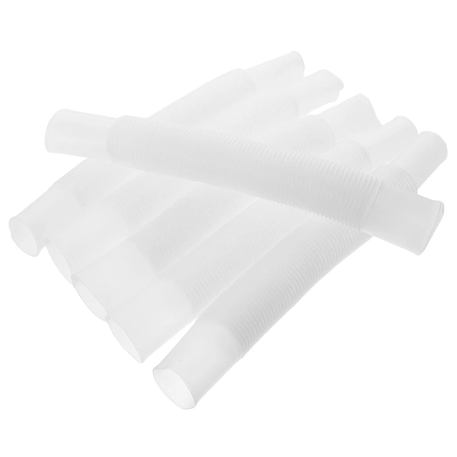 6 Pcs Hose Pipe Dishwasher Discharge Extension Inner Connecting Drain Replacement Expandable Tube Bathroom