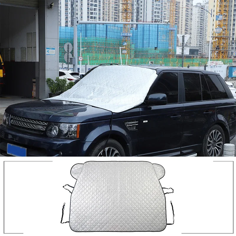 

For Land Rover Range Rover Sport 2005-2013 Car Front Windshield Snow Frost Cover Winter Ice Snow Frost Guard Sun Shade Protector