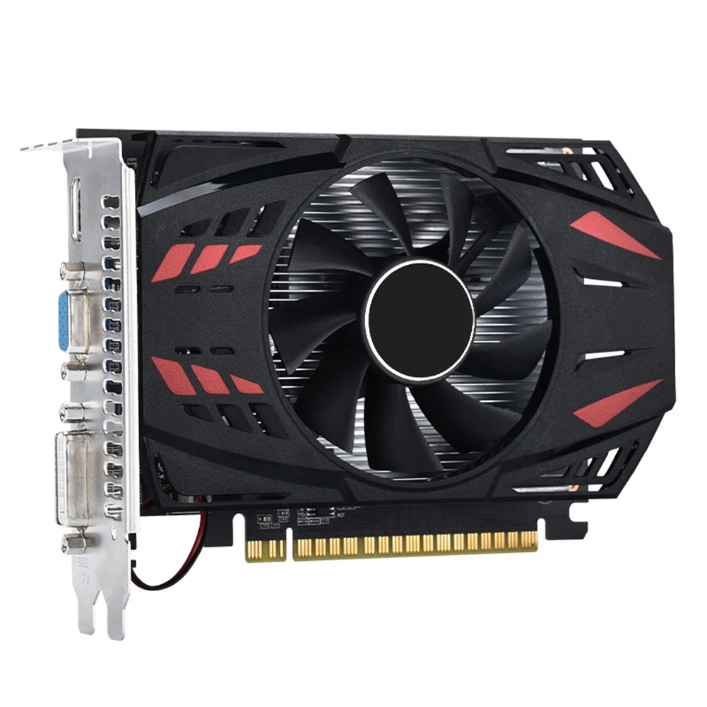 GT730 Low Profile Graphics Card HD+VGA+DVI DDR3 4GB Desktop Video Card PCI-E2.016X Computer Graphics Cards with Cooling Fan