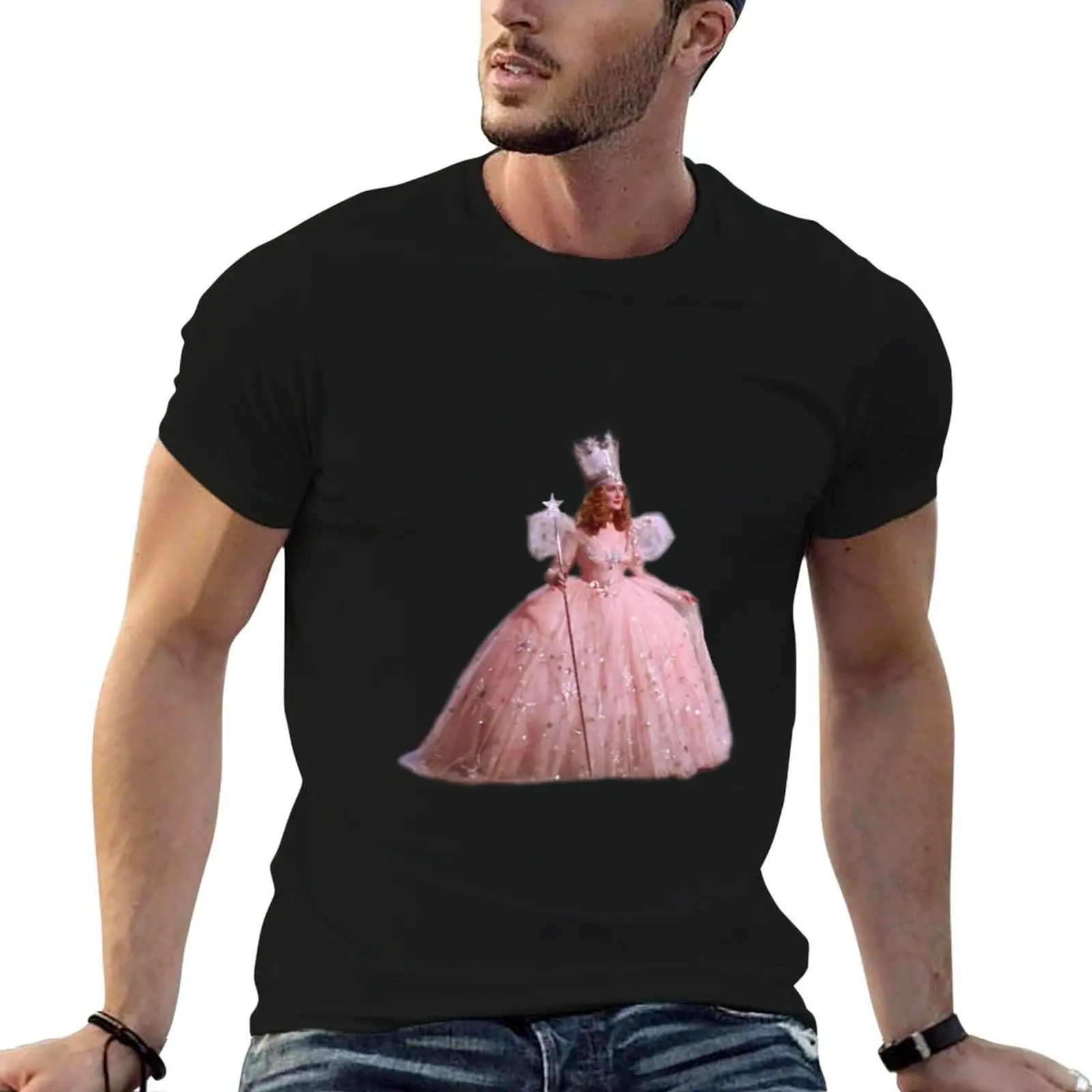 

Oz Glinda - cotton anime shirt t Wizard of T-Shirt oversize heavy t The man shirts