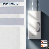 Zemismart Smart Zigbee Roller Shade Driver Work with Tuya App Rechargeable Curtain Motor Alexa Google Home Voice Control