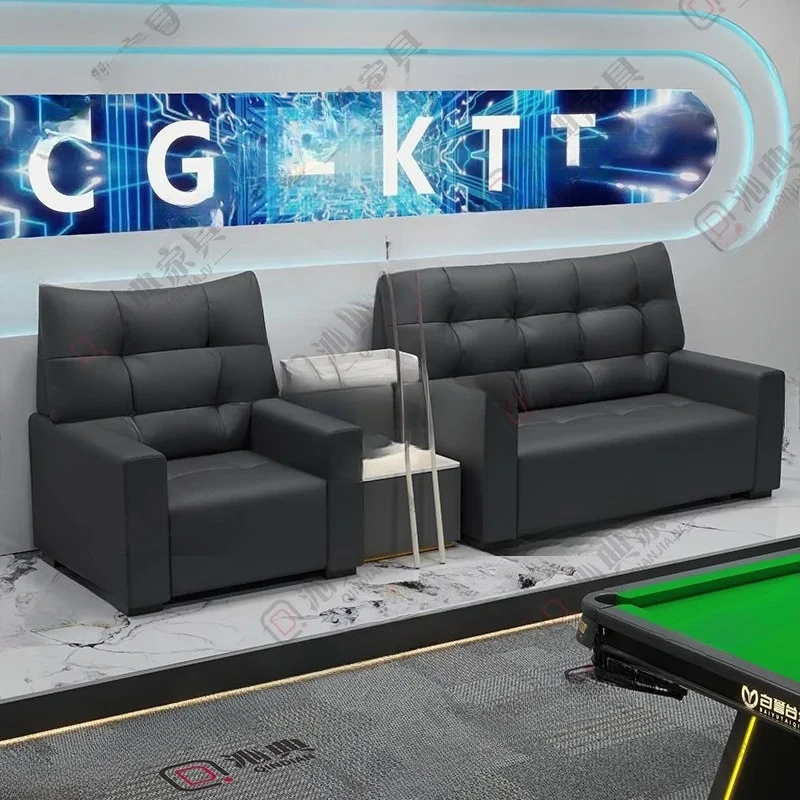 Billiards hall special watching sofa table club game lounge area sofa