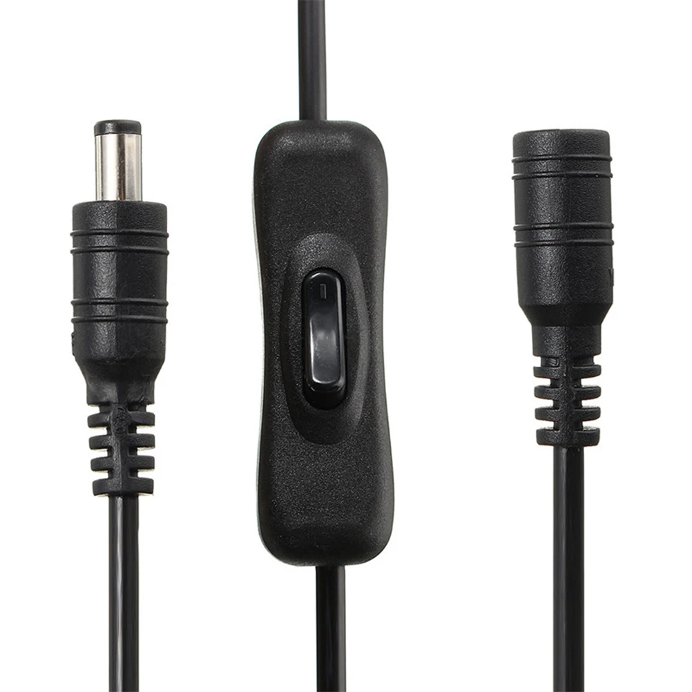 

2Pcs Premium 12V Dc Inline on Off Switch for LED Tape Light Strip 5.5x2.1mm Barrel Plug Connector No Wiring Needed Universal