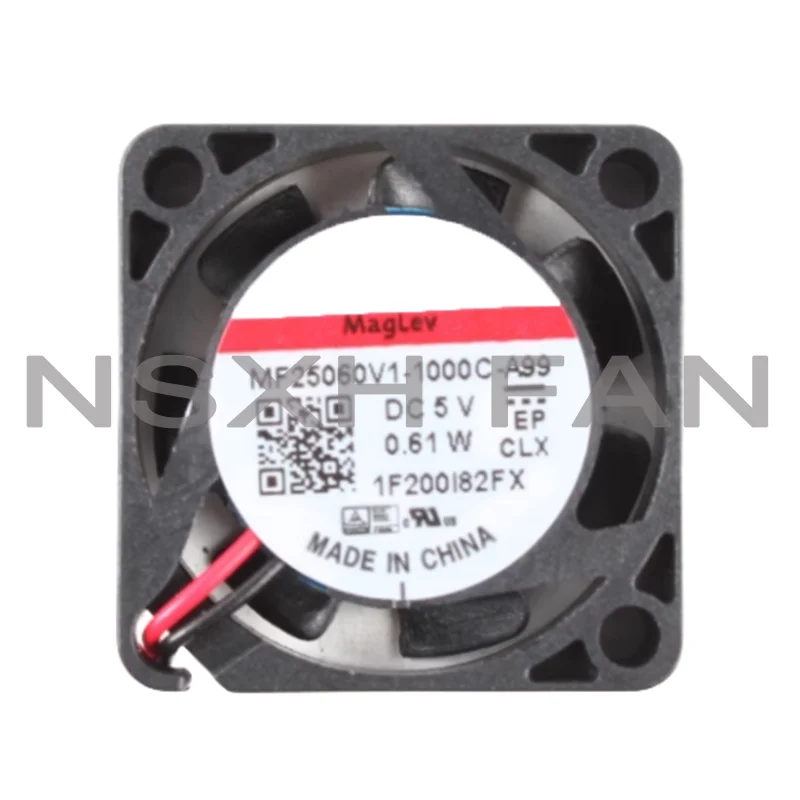 Mf25060v1-1000c-a99, 5v, 0.61w, velocidade 13000rpm, ventilador de levitação