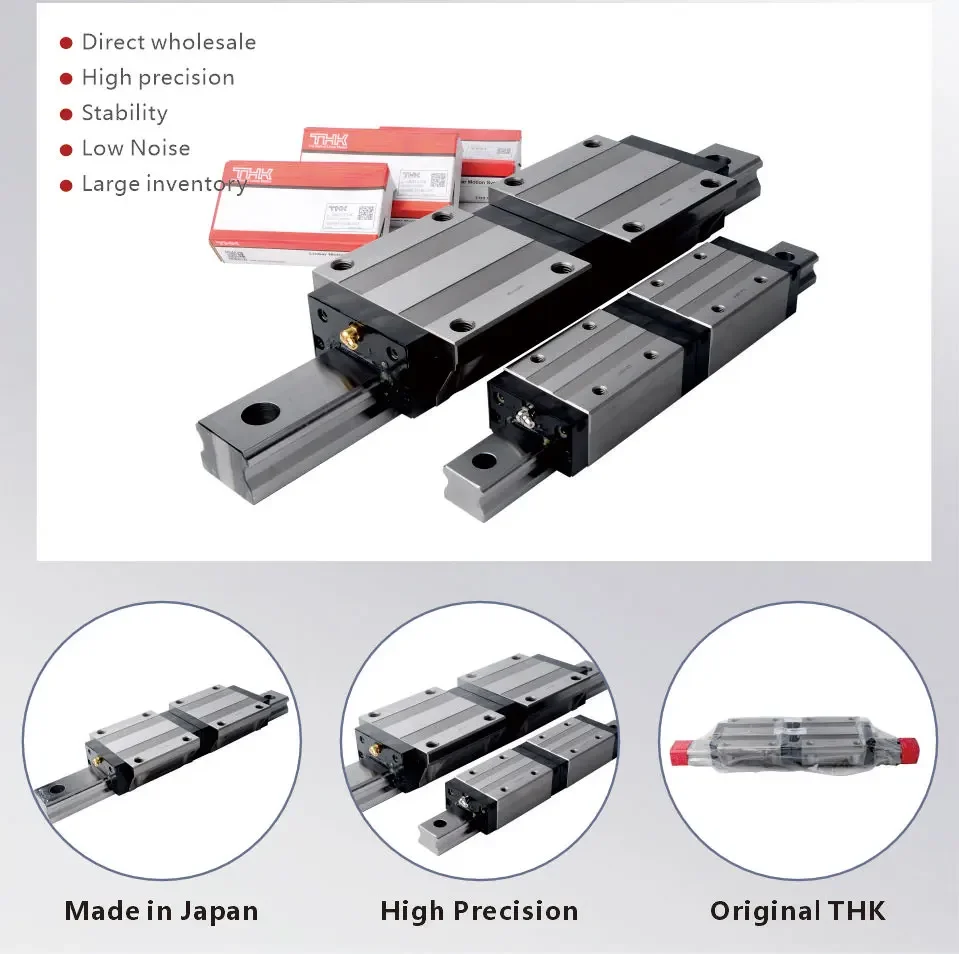 High Quality Steel Low Friction  SHS35 SHS35V SHS 35 35V Slide Bearing Guide Rail 600mm Ball Sliders  System Runner