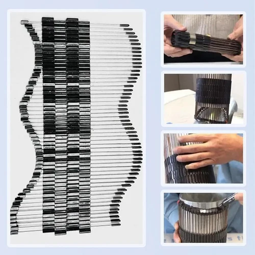 Imagen 2 del producto Conector de tubo curvo multisuperficie ajustable, accesorio de tubo redondo oblicuo Universal para plomería DIY, formas personalizadas