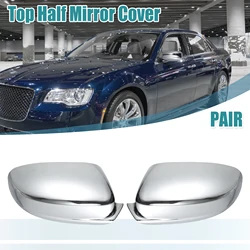 UXCELL 1 Pair Chrome Plated Full Mirror Cover Cap for Chrysler 300 300C 2011-2022 for Dodge Charger 2011-2022