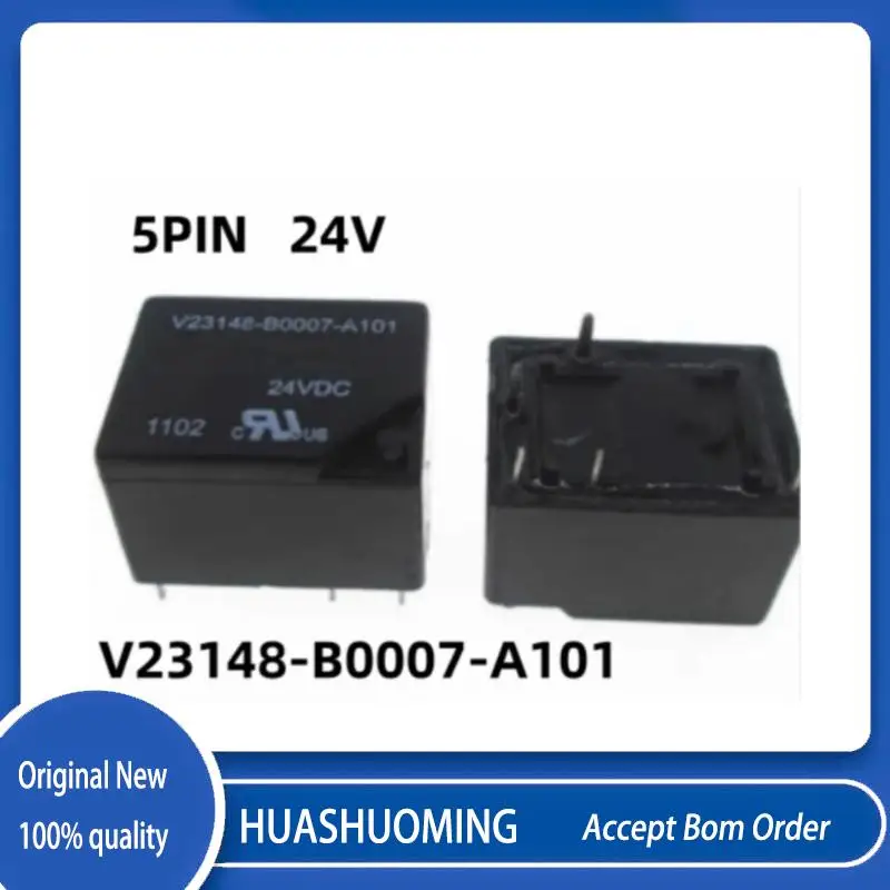 

NEW 1PCS/LoT V23148-B0007-A101 24VDC V23148 B0007 A101 24V V23148B0007A101 LZL-24H LZL24H DIP5 24V